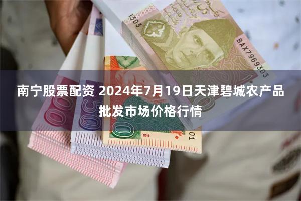 南宁股票配资 2024年7月19日天津碧城农产品批发市场价格行情