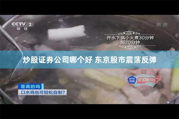 炒股证券公司哪个好 东京股市震荡反弹