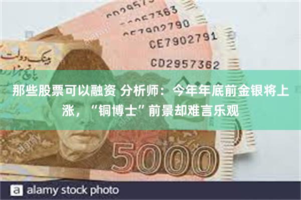 那些股票可以融资 分析师：今年年底前金银将上涨，“铜博士”前景却难言乐观