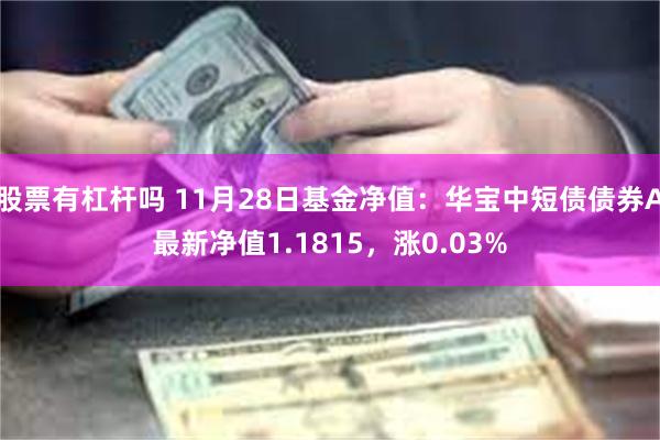 股票有杠杆吗 11月28日基金净值：华宝中短债债券A最新净值1.1815，涨0.03%