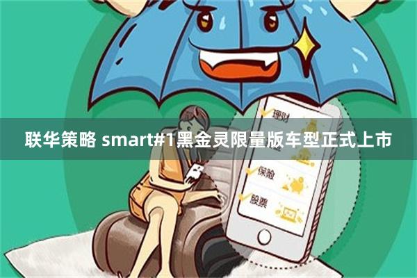 联华策略 smart#1黑金灵限量版车型正式上市